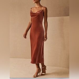 ANTHROPOLOGIE JENNY YOO Bentley Velvet Dress.